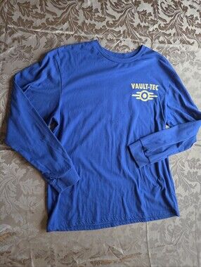 Vault-Tec Vault Dweller  Blue Long Sleeve Shirt By Loot Crate